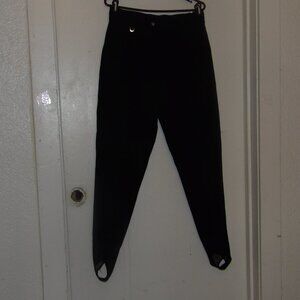 Vintage 80s Sportscaster Wool Blend Stirrup Ski Pants Sz 14
